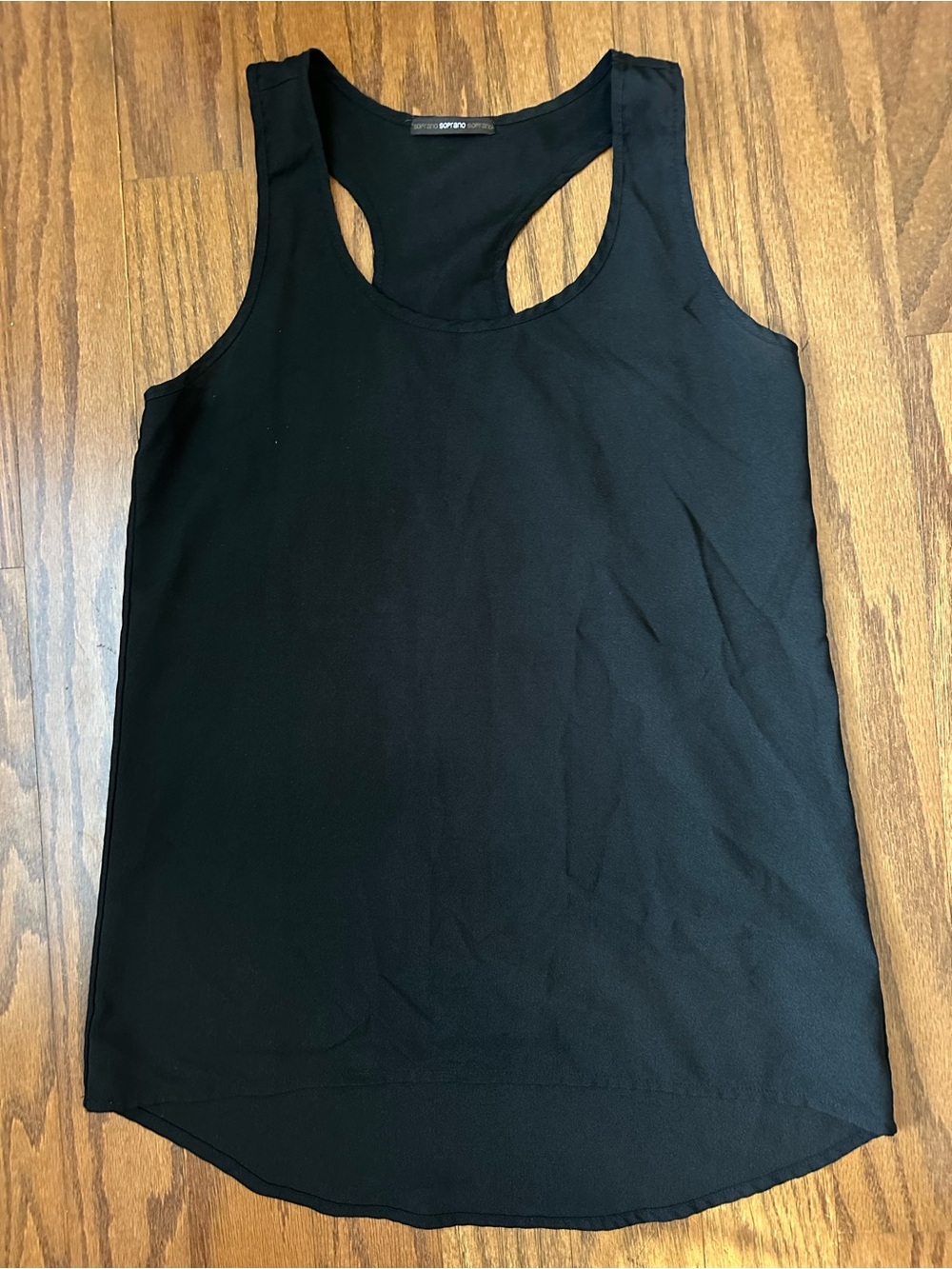 Soprano Black Racerback Tank - Solid Basic - Picture 4 of 4
